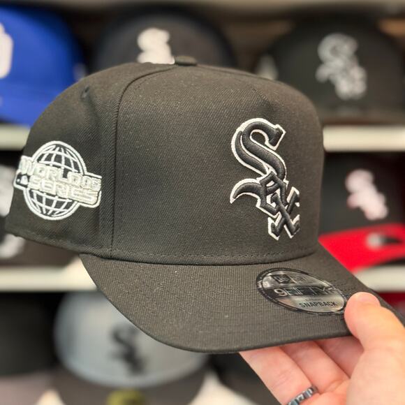 New Era Chicago White Sox '05 World Series' A-Frame 9FIFTY Snapback Black - Picture 1 of 4